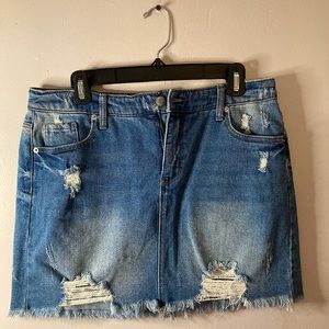 Wild Fable Denim Mini Skirt